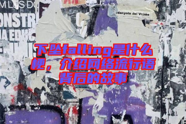 下墜falling是什么梗，介紹網絡流行語背后的故事