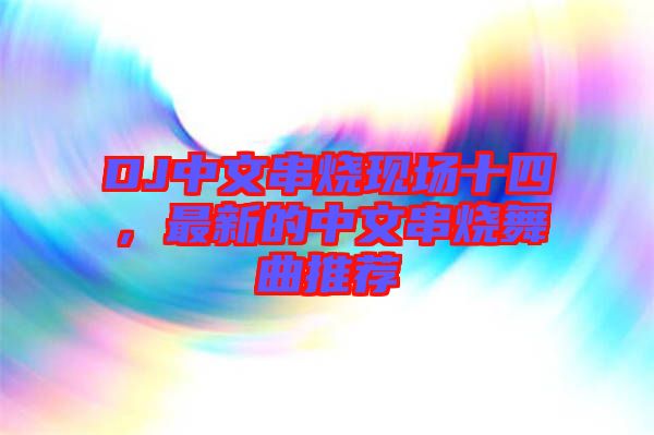 DJ中文串燒現(xiàn)場十四，最新的中文串燒舞曲推薦