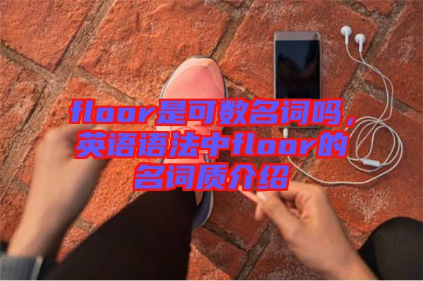 floor是可數(shù)名詞嗎，英語語法中floor的名詞質(zhì)介紹