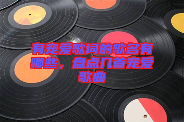 有寵愛(ài)歌詞的歌名有哪些，盤點(diǎn)幾首寵愛(ài)歌曲