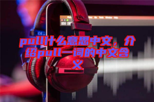 pull什么意思中文，介紹pull一詞的中文含義