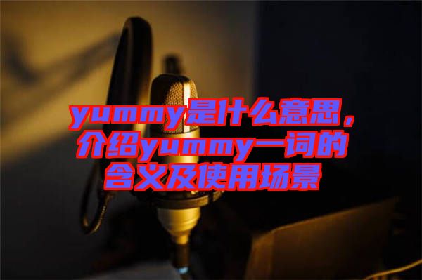 yummy是什么意思，介紹yummy一詞的含義及使用場景