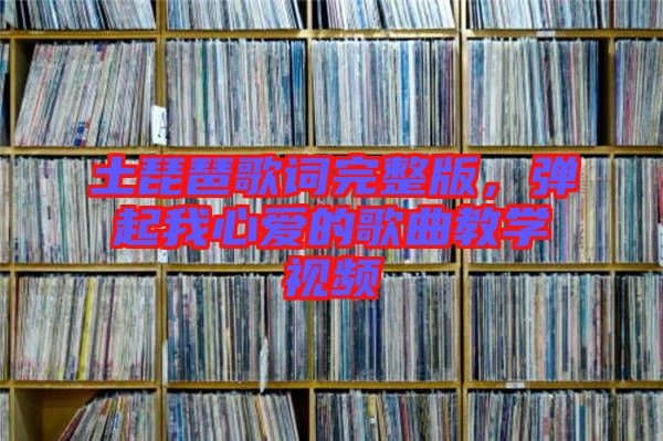 土琵琶歌詞完整版，彈起我心愛的歌曲教學(xué)視頻