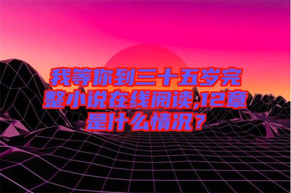 我等你到三十五歲完整小說在線閱讀,12章是什么情況？