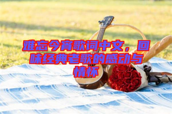 難忘今宵歌詞中文，回味經典老歌的感動與情懷